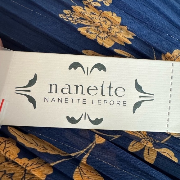 Nanette Lepore printed pleated sleeveless dress size 6 - Picture 5 of 13